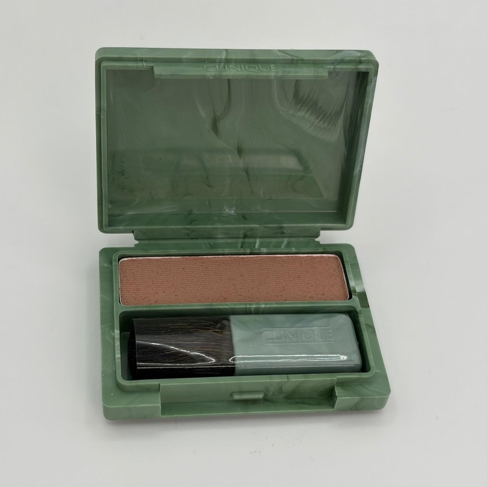 Clinique Vintage Soft-Pressed Powder Blusher Mocha Pink 0.07oz w/Brush
